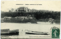 Herqueville. Château construit sur les Roches.