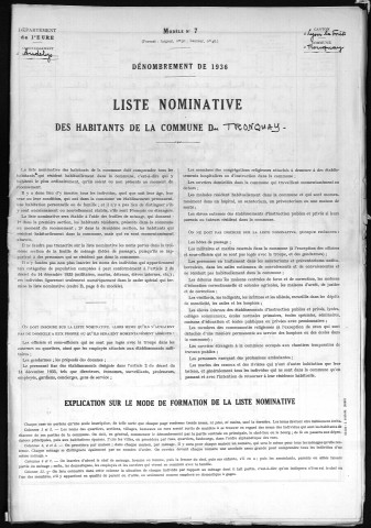 TRONQUAY(LE) 1936