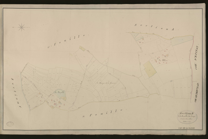 Barre-en-Ouche (La). Section B _ de la Bucailleet du Verger _ 2e de 3 Feuilles