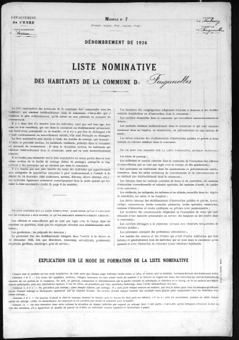 FEUGUEROLLES 1936