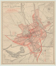 Gisors _ "Ministère de la Reconstruction et de l'Urbanisme. Ville de Gisors. Plan de reconstruction et d'aménagement et de zonage (arrêté 1944, modifié 12 août 1947)".