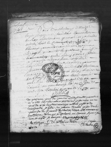 BMS (1741-1765)