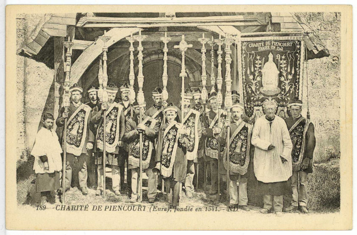 Piencourt. Charité de Piencourt (Eure), fondée en 1541.