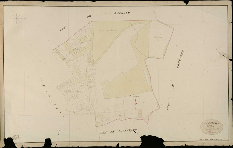 Neuvillette. Section A _ du Village _ 2e et dernière Feuille