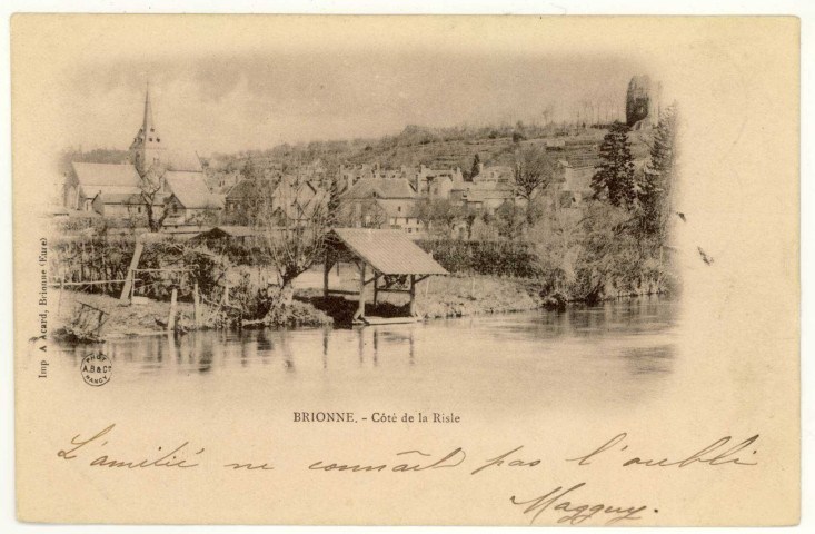 Brionne. Côté de la Risle.