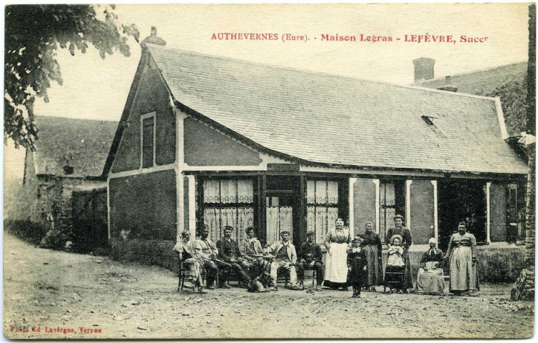Authevernes. Maison Legras. - Lefevre, Succr.