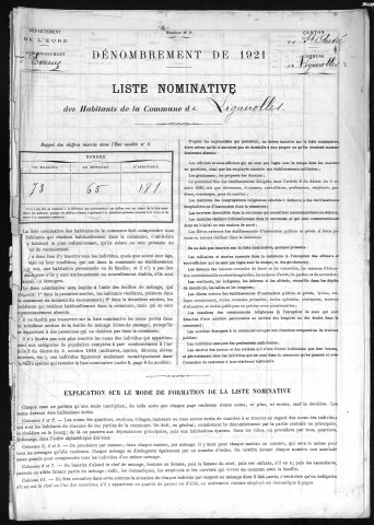 LIGNEROLLES 1921