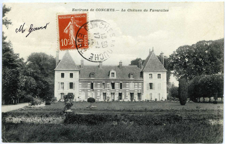 Faverolles-la-Campagne. Le Château de Faverolles.