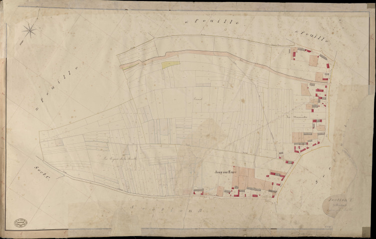 Jouy-sur-Eure. Section E _ du Beauregard _ 6e et dernière Feuille