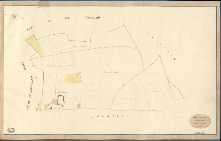 Saint-Luc. Section A _ du Bois Cuvier _ 1re de 2 Feuilles
