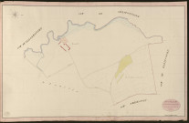 Amécourt. Section B _ des Renardières et de Guerquesale _ 3e et dernière Feuille