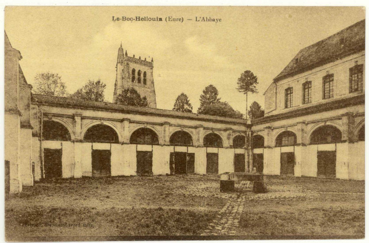 Bec-Hellouin (Le). L'Abbaye.