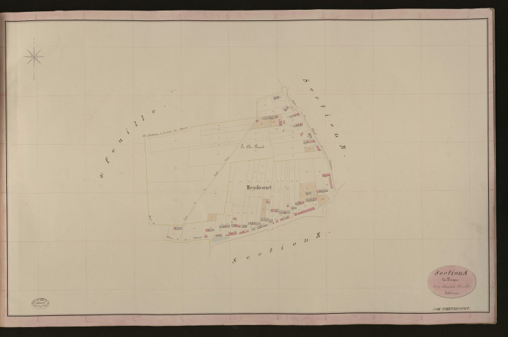Heudicourt. Section A _ de Disque _ 3e et dernière Feuille