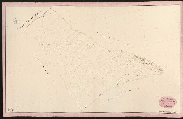 Forêt-la-Folie. Section D _ de Lébécourt et des Botteaux _ 2e et dernière Feuille
