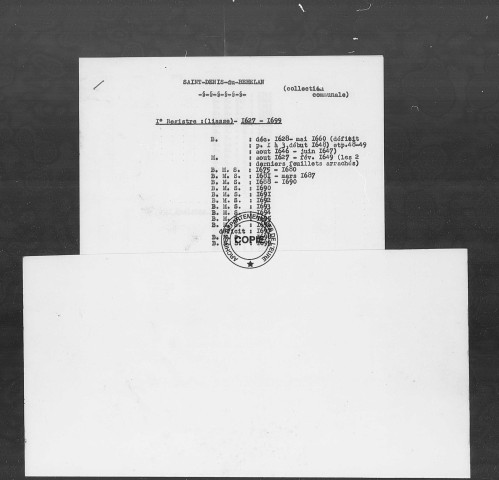 BMS (1627-1759)