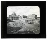 Place Saint-Pierre de Rome (Italie).