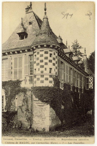 Cormeilles. Château de Malou-Les Tourelles.