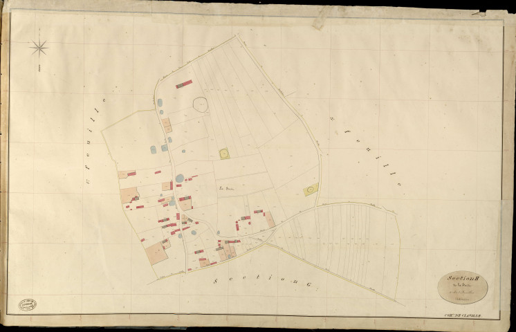 Claville. Section H _ de la Forêt _ 2e de 3 Feuilles