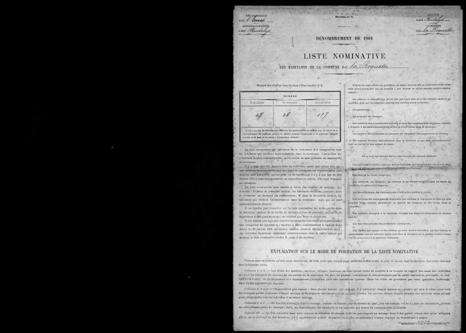 ROQUETTE(LA) 1901
