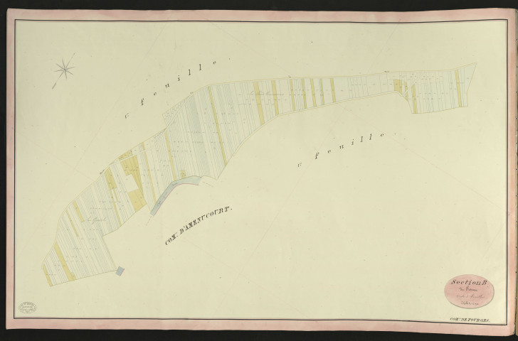Fourges. Section B _ du Poteau _ 2e de 3 Feuilles