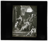 Musée du Louvre de Paris, tableau de Jouvenet « Jésus, Marthe et Marie ».