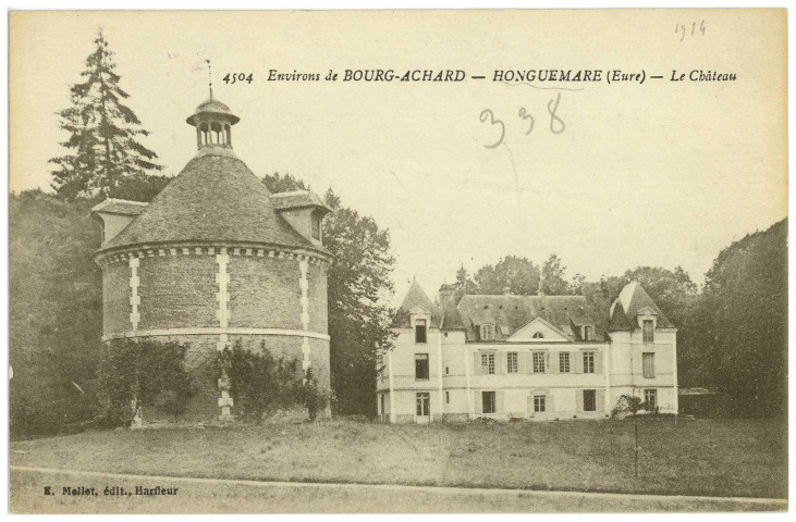 Honguemare. Environs de Bourg-Achard - Honguemare (Eure) - Le Château.
