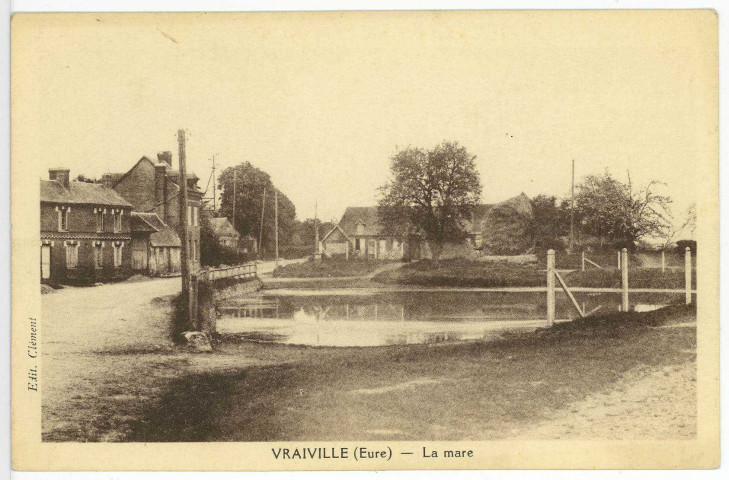 Vraiville. La Mare.
