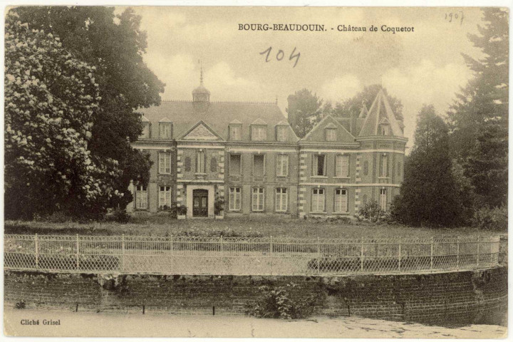 Bourg-Beaudoin. Château de Coquetot.