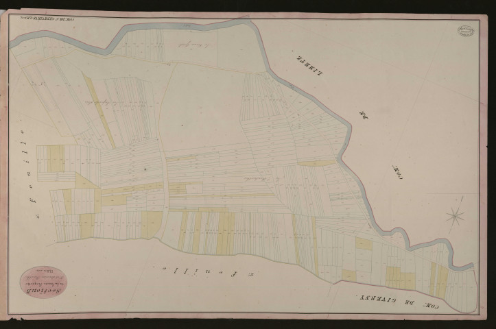 Sainte-Geneviève-lès-Gasny. Section B _ de la haute Roquette _ 5e et dernière Feuille
