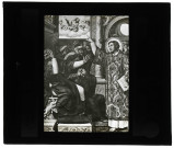 Musée de Madrid (Espagne), tableau de V. Macip, représentant "Saint-Étienne accusé de blasphème ".