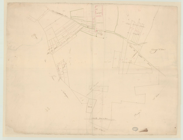 Ecouis - Plans de la seigneurie de Villerets. *