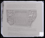 Fragment d'un sarcophage d'Arles (Bouches-du-Rhône) représentant la Nativité, dessin.