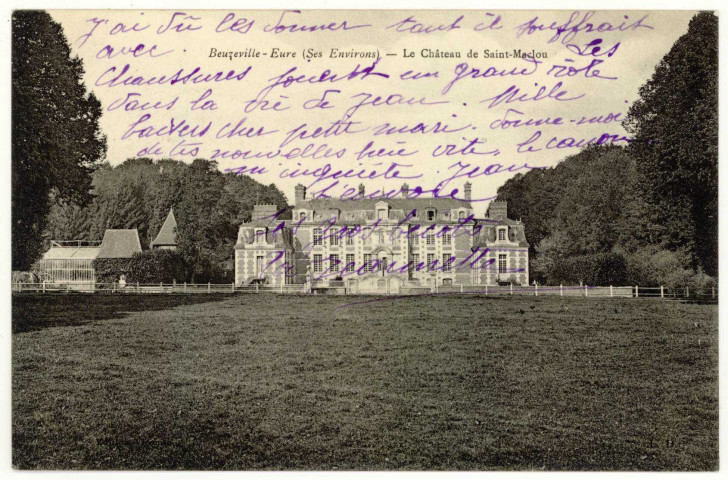 Beuzeville. Le Château de Saint-Maclou.