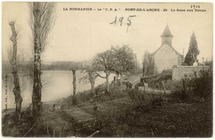 Damps (Les). La Seine aux Damps.
