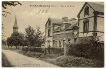 Bournainville. Mairie et Ecole.