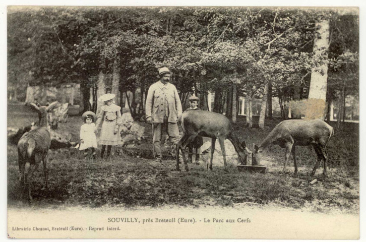 Bémécourt. Souvilly, près Breteuil- Le Parc aux Cerfs.