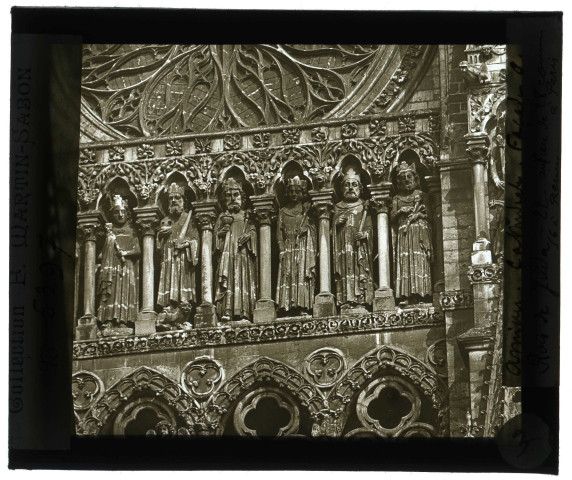Cathédrale Notre-Dame d'Amiens (Somme), galerie des Rois.