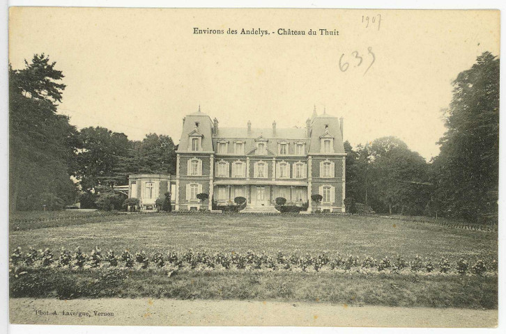 Thuit (Le). Environs des Andelys. - Le Château du Thuit.