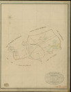 Heudreville-en-Lieuvin. Tableau d'assemblage _ du Plan Parcellaire de la Commune d'Heudreville _ Canton de Thiberville - Bernay - Eure. _ Terminé sur le Terrain le 1er Décembre 1845 , sous l'administration de M. Zedée, Préfet _ M. Le Prevost, Maire _ sous la Direction de M.Violas de Martigny, Directeur des Contributions directes _ M. Le Fébure, Géomètre en Chef. _ Par M. Buquet, Géomètre de 1re classe.