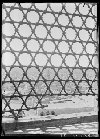 Grille en bronze de la citadelle d'Alep (Syrie).