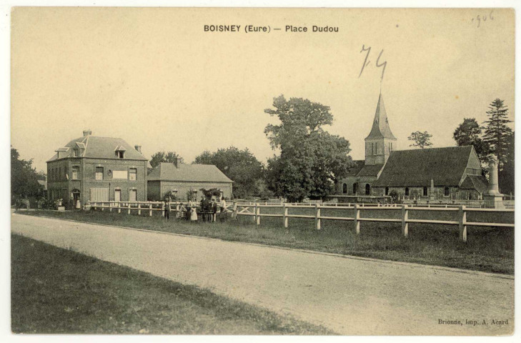 Boisney. Place Dudou.