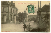 Andé. Route de Saint-Pierre du Vauvray.