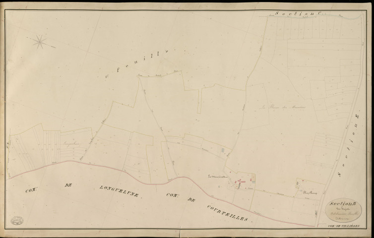 Tillières-sur-Avre. Section B _ des hayes _ 2e et dernière Feuille