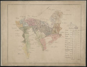"Plan de la forêt d'Evreux divisée en 13 cantons ou districts".