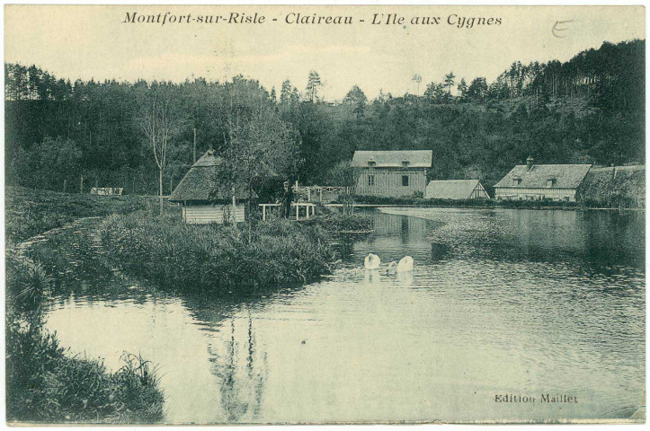 Montfort-sur-Risle. Montfort-sur-Risle - Claireau - L'Ile aux Cygnes.