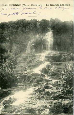 DEBDOU (Maroc Oriental) - La Grande Cascade