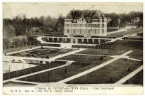 Condé-sur-Iton. Château de Condé-sur-Iton- Côté Sud-Ouest.