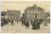 Routot. Place de la Mairie - Marché aux Bestiaux.