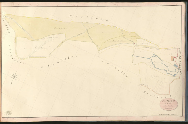Lyons-la-Forêt. Section C _ de la Ville _ 3e de 4 Feuilles