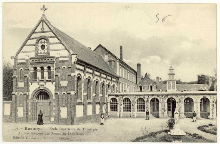 Bernay. Ecole supérieure de Théologie-Ancien Couvent des Soeurs du St-Sacrement.